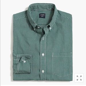 J. Crew Classic flex washed shirt prospect green M